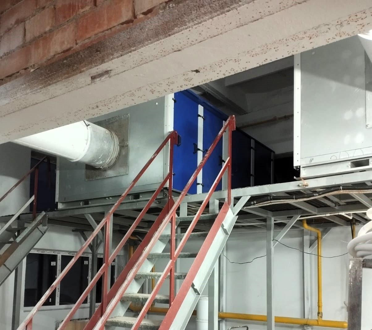 Кейс: Воздушное отопление производственного помещения воздухонагревателями